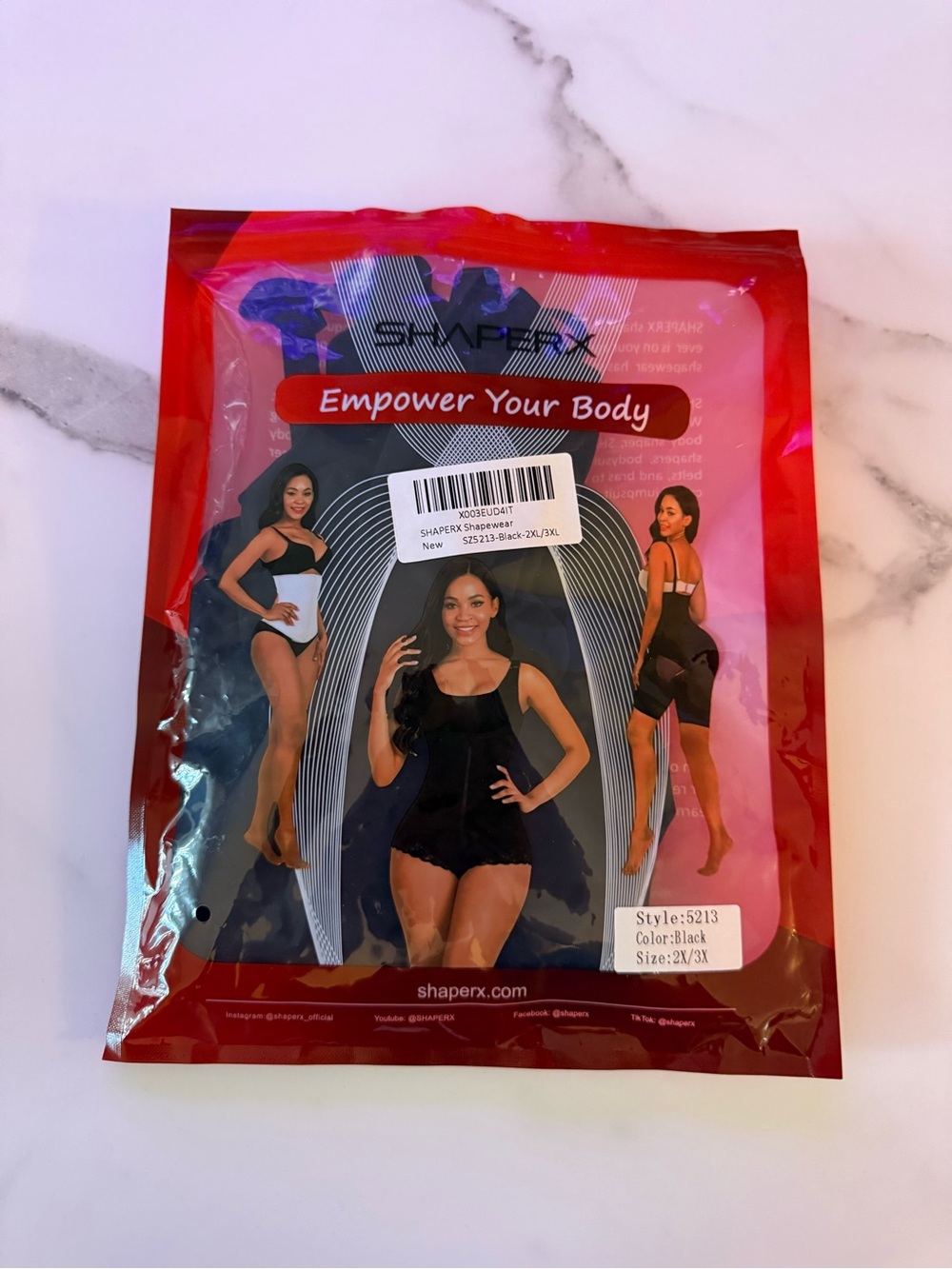 Women's Black Shapewear Bodysuit - Empower Your Body